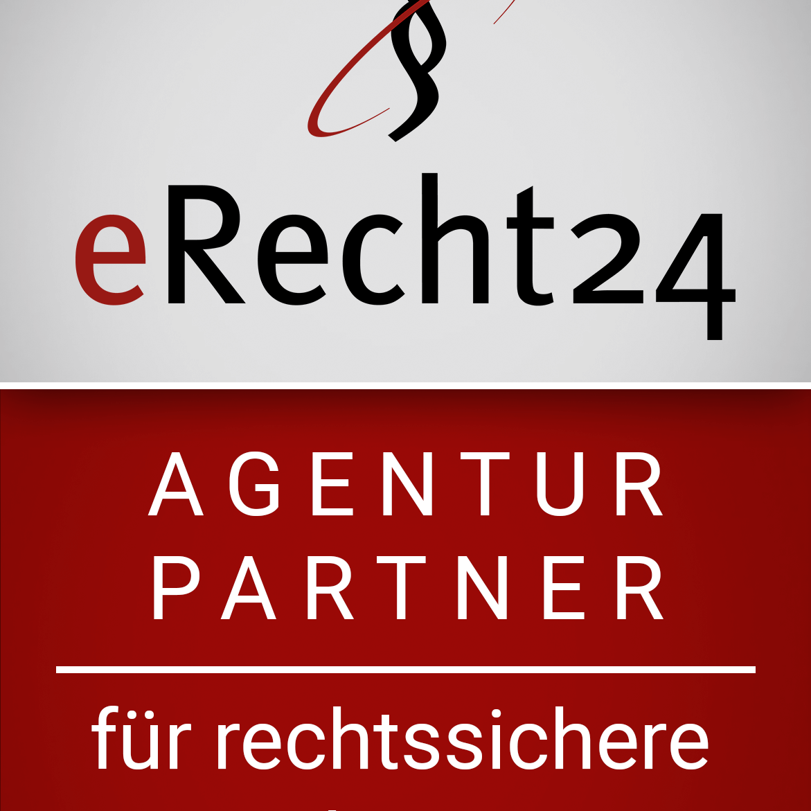 erecht24-siegel-agenturpartner-rot-gross eRecht24 Agenturpartner
